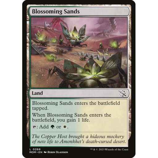 March of the Machine - 268 - Blossoming Sands - Common - C - Non-foil