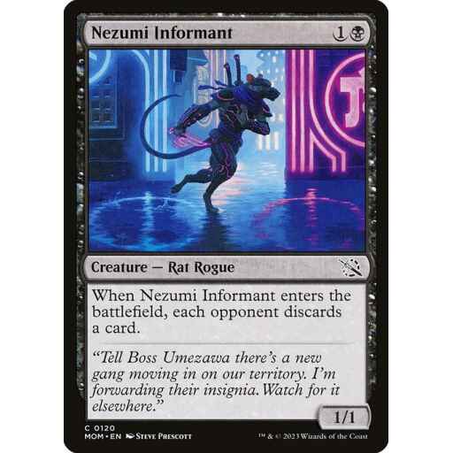 March of the Machine - 120 - Nezumi Informant - Common - B - Non-foil