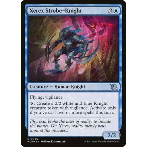 March of the Machine - 85 - Xerex Strobe-Knight - Uncommon - U - Non-foil