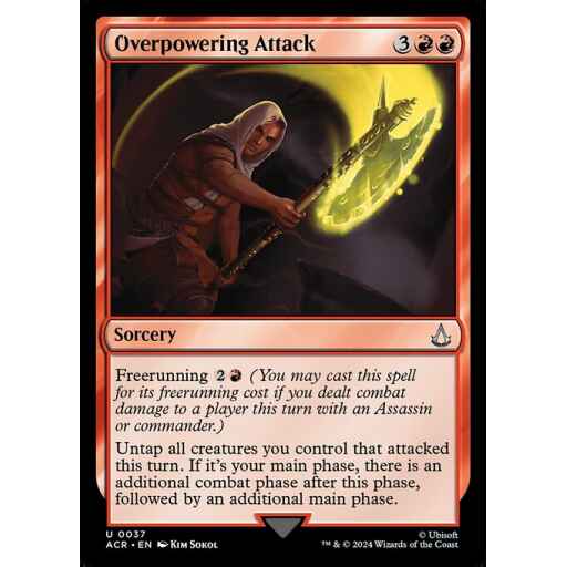 Assassin's Creed - 37 - Overpowering Attack - Uncommon - R - Non-foil