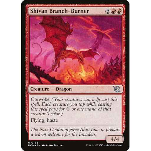 March of the Machine - 165 - Shivan Branch-Burner - Uncommon - R - Non-foil