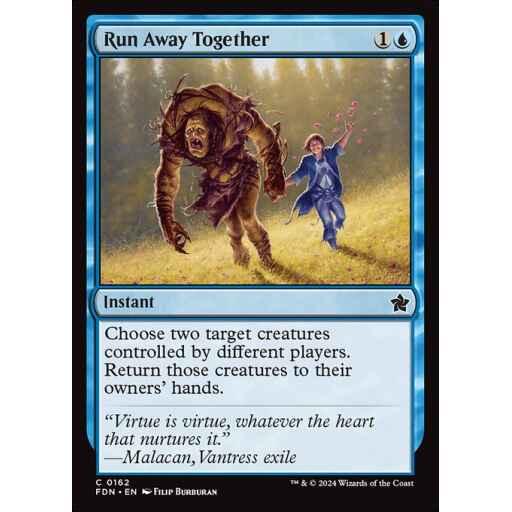 Foundations - 162 - Run Away Together - Common - U - Non-foil