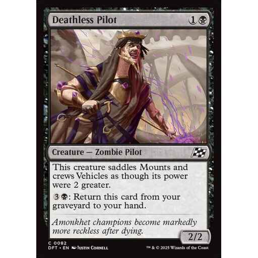 Aetherdrift - 82 - Deathless Pilot - Common - B - Non-foil