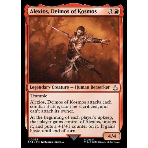 Assassin's Creed - 33 - Alexios, Deimos of Kosmos - Uncommon - R - Non-foil