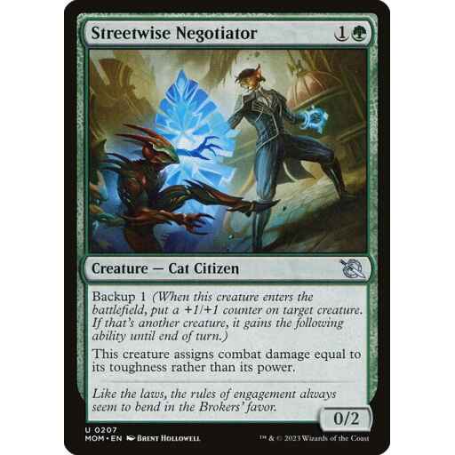 March of the Machine - 207 - Streetwise Negotiator - Uncommon - G - Non-foil