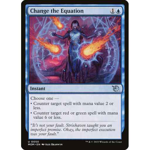 March of the Machine - 50 - Change the Equation - Uncommon - U - Non-foil