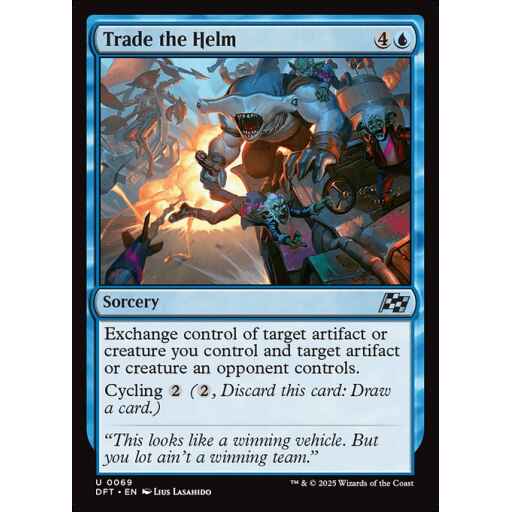 Aetherdrift - 69 - Trade the Helm - Uncommon - U - Non-foil