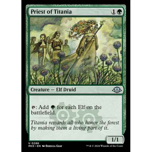 Modern Horizons 3 - 286 - Priest of Titania - Uncommon - G - Non-foil