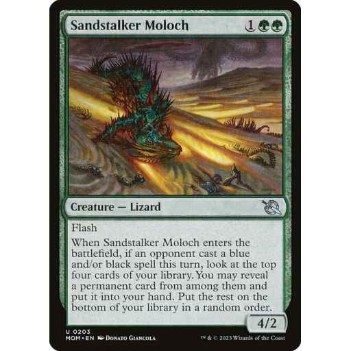 March of the Machine - 203 - Sandstalker Moloch - Uncommon - G - Non-foil