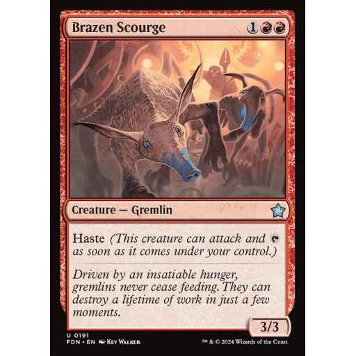 Foundations - 191 - Brazen Scourge - Uncommon - R - Non-foil