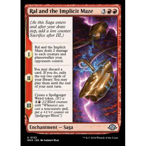 Modern Horizons 3 - 132 - Ral and the Implicit Maze - Uncommon - R - Non-foil