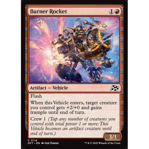 Aetherdrift - 114 - Burner Rocket - Common - R - Foil