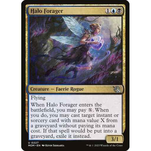 March of the Machine - 227 - Halo Forager - Uncommon - UB - Non-foil