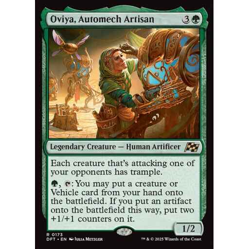 Aetherdrift - 173 - Oviya, Automech Artisan - Rare - G - Non-foil
