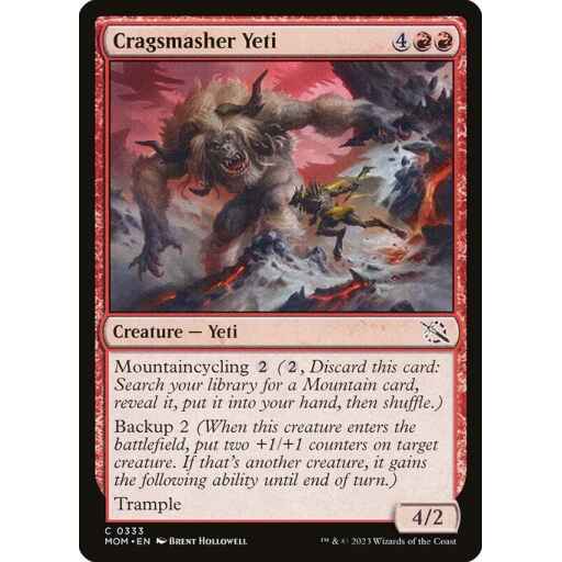 March of the Machine - 333 - Cragsmasher Yeti - Common - R - Non-foil