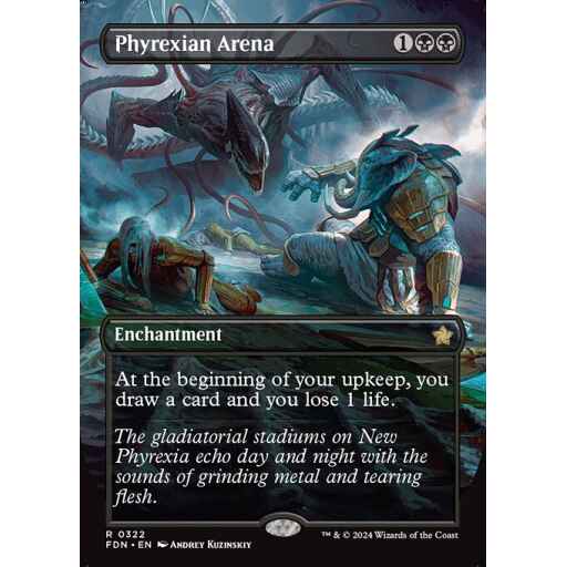 Foundations - 322 - Phyrexian Arena - Rare - B - Non-foil