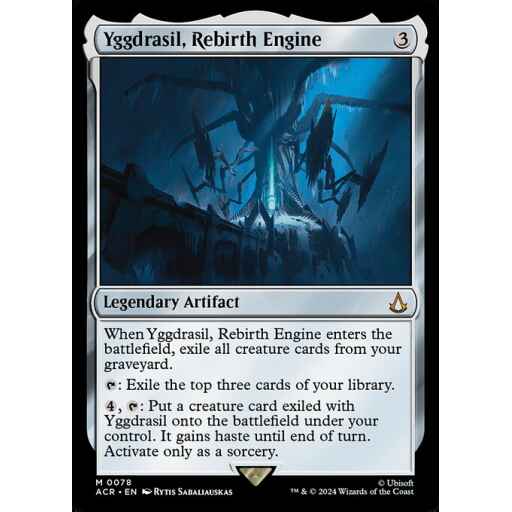 Assassin's Creed - 78 - Yggdrasil, Rebirth Engine - Mythic - C - Foil