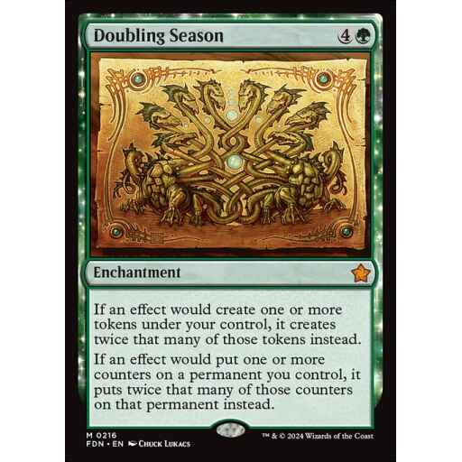 Foundations - 216 - Doubling Season - Mythic - G - Non-foil