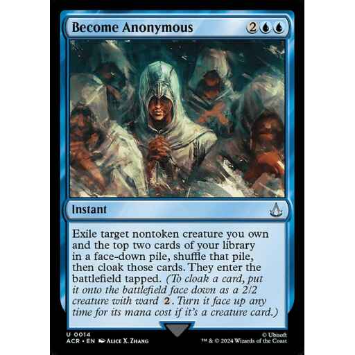 Assassin's Creed - 14 - Become Anonymous - Uncommon - U - Non-foil