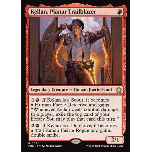 Foundations - 91 - Kellan, Planar Trailblazer - Rare - R - Non-foil