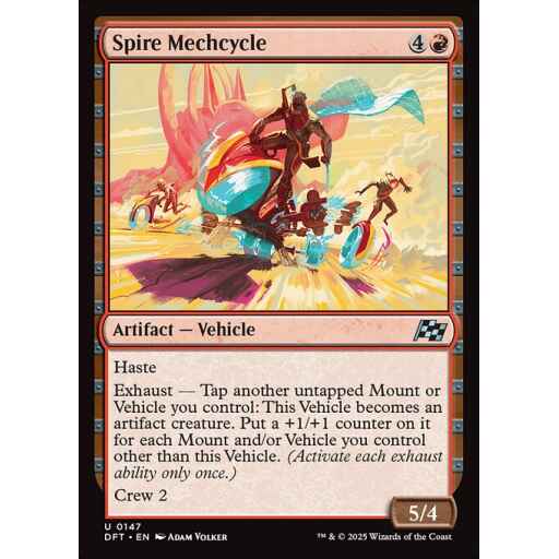 Aetherdrift - 147 - Spire Mechcycle - Uncommon - R - Non-foil