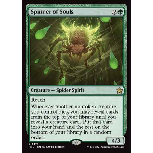 Foundations - 112 - Spinner of Souls - Rare - G - Non-foil
