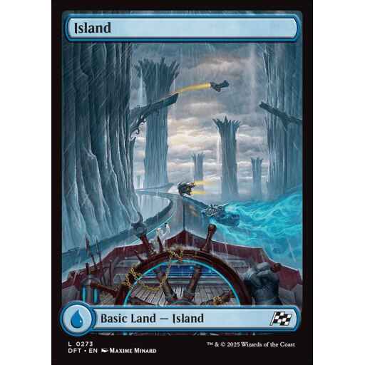 Aetherdrift - 273 - Island - Common - C - Foil