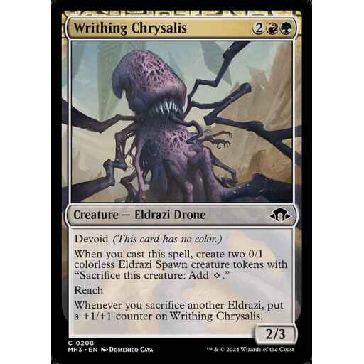 Modern Horizons 3 - 208 - Writhing Chrysalis - Common - C - Non-foil