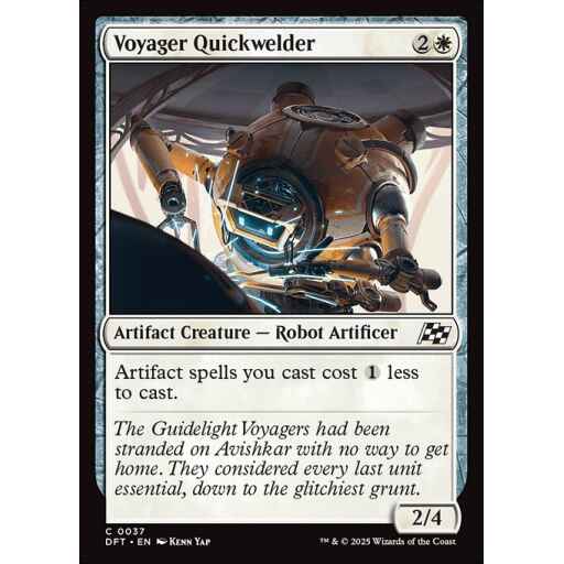 Aetherdrift - 37 - Voyager Quickwelder - Common - W - Non-foil