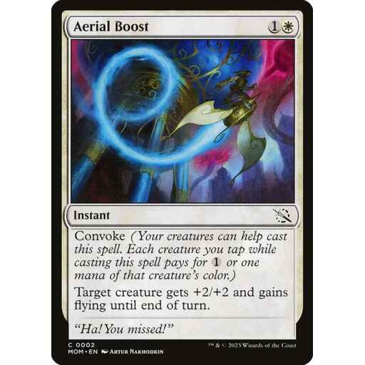 March of the Machine - 2 - Aerial Boost - Common - W - Non-foil