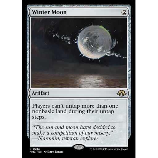 Modern Horizons 3 - 213 - Winter Moon - Rare - C - Non-foil