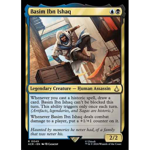 Assassin's Creed - 49 - Basim Ibn Ishaq - Rare - UB - Non-foil