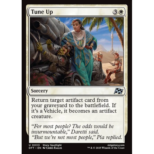 Aetherdrift - 33 - Tune Up - Uncommon - W - Non-foil