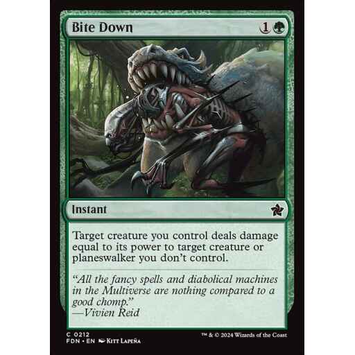 Foundations - 212 - Bite Down - Common - G - Non-foil