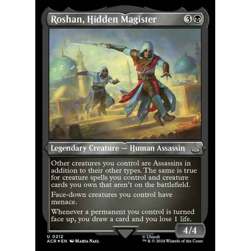 Assassin's Creed - 212 - Roshan, Hidden Magister - Uncommon - B - Non-foil