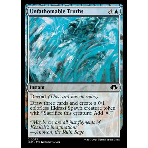 Modern Horizons 3 - 77 - Unfathomable Truths - Common - C - Non-foil