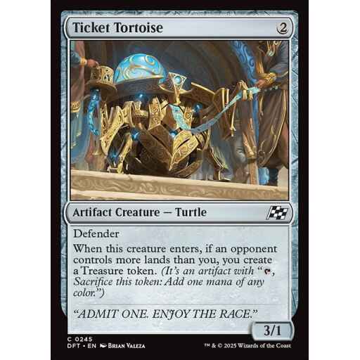 Aetherdrift - 245 - Ticket Tortoise - Common - C - Non-foil