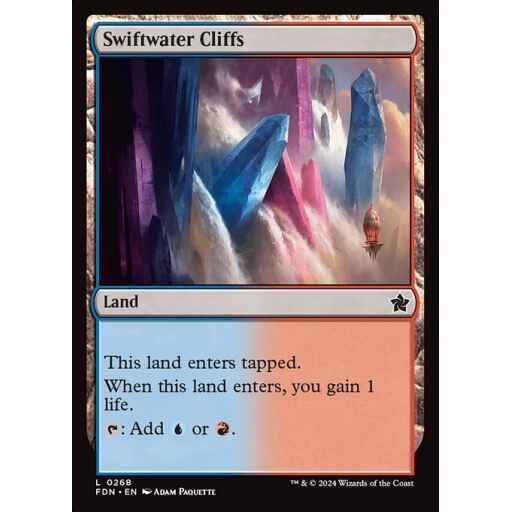 Foundations - 268 - Swiftwater Cliffs - Common - C - Non-foil