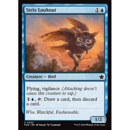 Foundations - 52 - Strix Lookout - Common - U - Non-foil