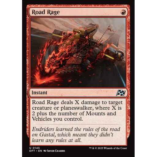 Aetherdrift - 145 - Road Rage - Uncommon - R - Non-foil
