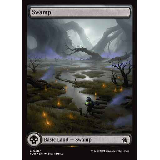 Foundations - 287 - Swamp - Common - C - Foil