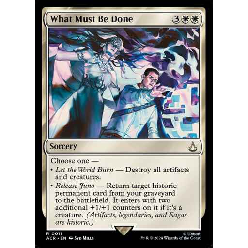 Assassin's Creed - 11 - What Must Be Done - Rare - W - Non-foil