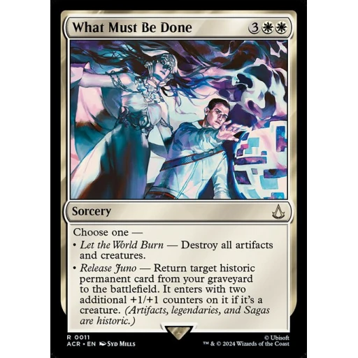 Assassin's Creed - 11 - What Must Be Done - Rare - W - Non-foil