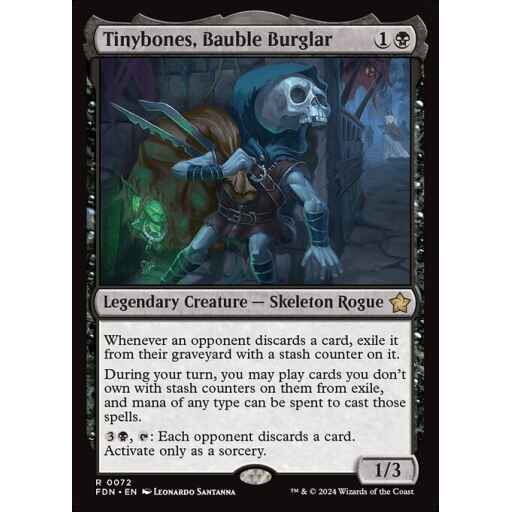 Foundations - 72 - Tinybones, Bauble Burglar - Rare - B - Non-foil
