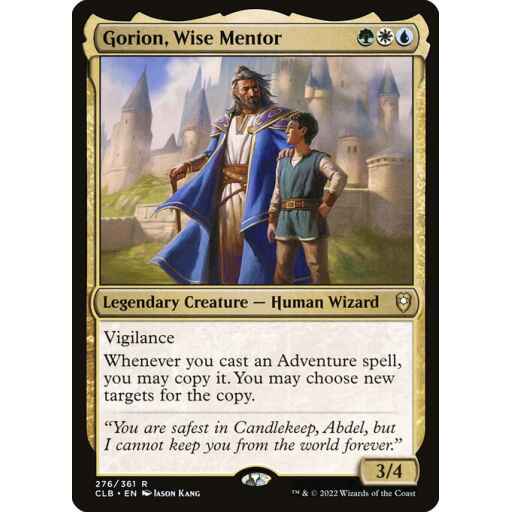 Commander Legends: Battle for Baldur's Gate - 276 - Gorion, Wise Mentor - Rare - Multi - Non-foil