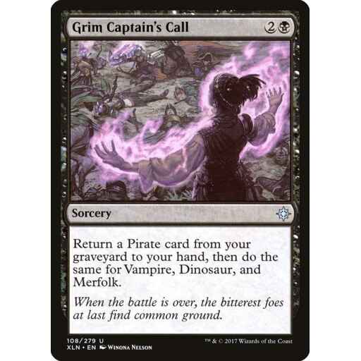 Ixalan - 108 - Grim Captain's Call - Uncommon - B - Non-foil