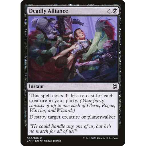 Zendikar Rising - 96 - Deadly Alliance - Common - B - Non-foil
