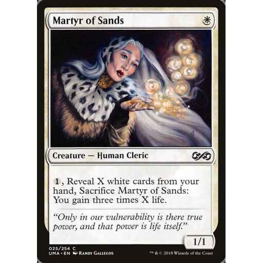 Ultimate Masters - 25 - Martyr of Sands - Common - W - Non-foil