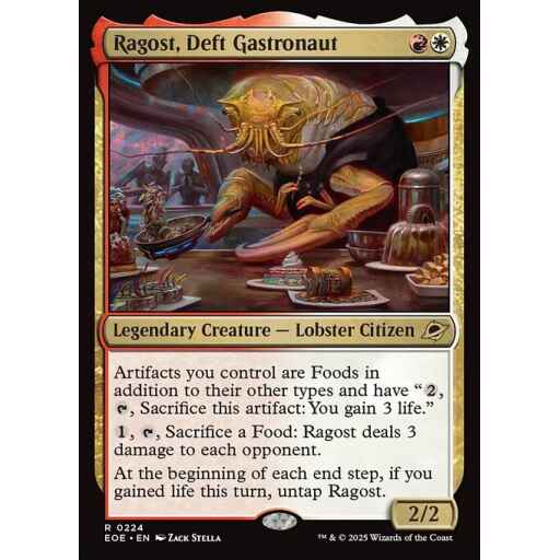 Edge of Eternities - 224 - Ragost, Deft Gastronaut - Rare - WR - Foil