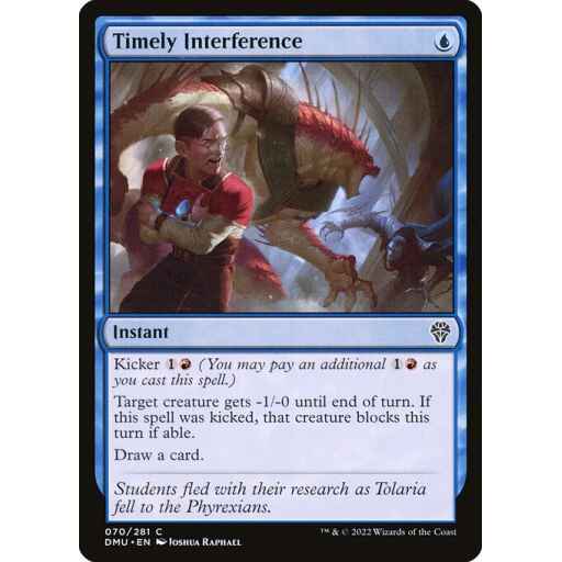 Dominaria United - 70 - Timely Interference - Common - U - Non-foil